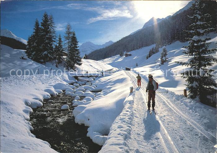 Ski-Langlauf Davos Sertigbach