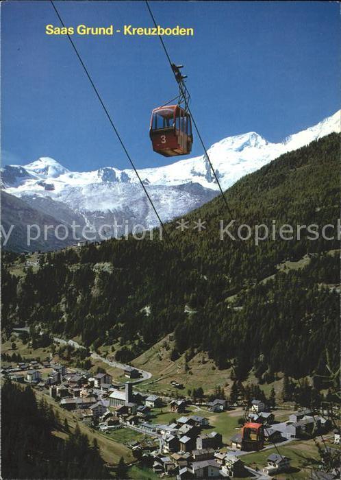 Seilbahn Saas Grund-Kreuzboden Allalinhorn Alphubel