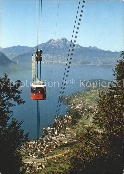 Seilbahn Weggis-Rigi-Kaltbad Vierwaldstaettersee Pilatus