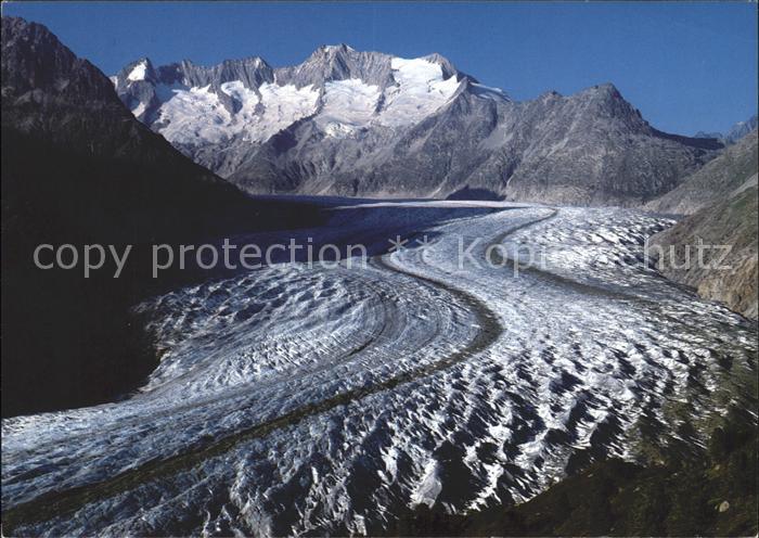 Gletscher Grosser Aletschgletscher Wannenhorn
