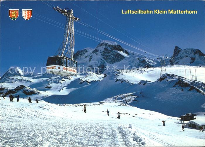 Seilbahn Klein Matterhorn Zermatt Liskamm Breithorn