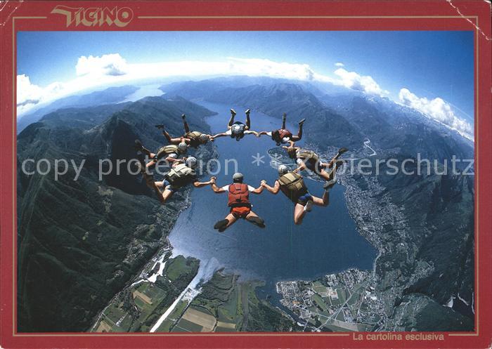Fallschirmspringen Achterstern Magadinoebene Ticino