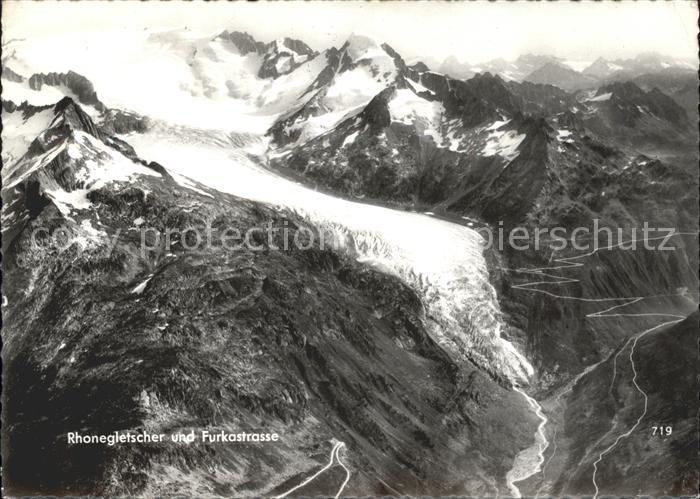 Gletscher Rhonegletscher Furkastrasse