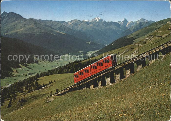 Zahnradbahn Parsennbahn Piz Ela Tinzenhorn Piz Michel