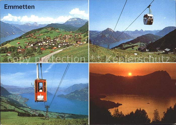 Seilbahn Emmetten Vierwaldstaettersee Mythen Fronalpstock