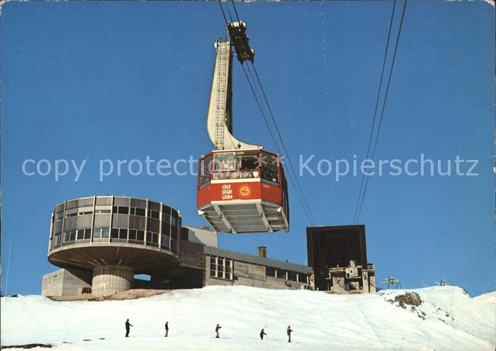 Seilbahn Crap Sogn Gion Panorama-Restaurant Berghotel Bergstation