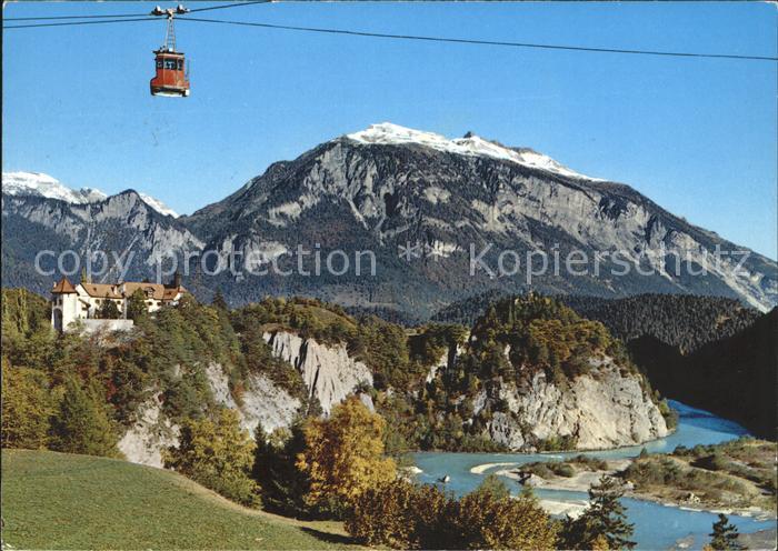 Seilbahn Schloss Rhaezuens Feldis Calanda