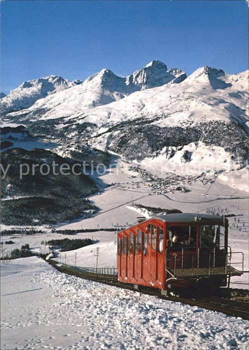 Zahnradbahn Muottas-Muragl Celerina Corviglia-Piz Nair Piz Julier