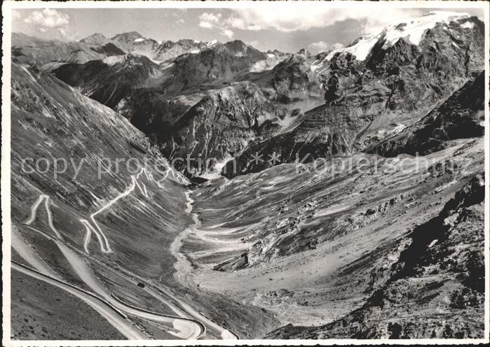 Stilfserjoch Passo dello Stelvio Stelvio Strasse Ortler