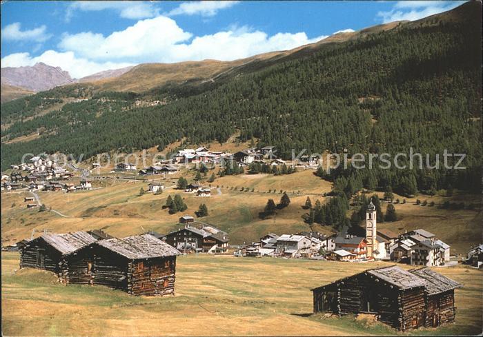 Livigno Panorama da S Rocco verso Teola