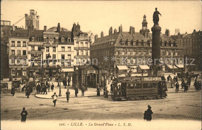 Strassenbahn Lille Grand Place