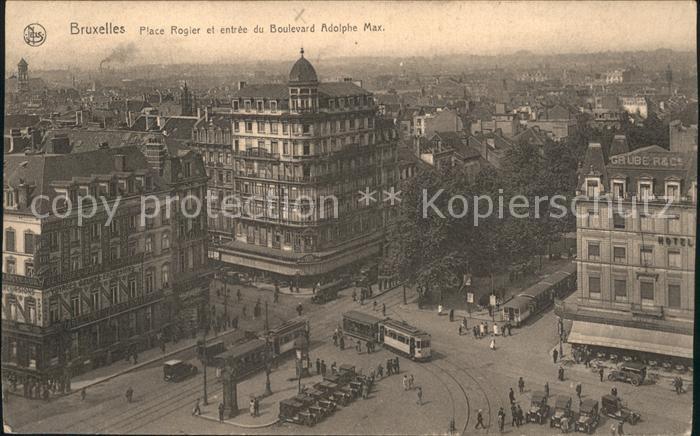 Strassenbahn Bruxelles Place Rogier Boulevard Adolphe Max