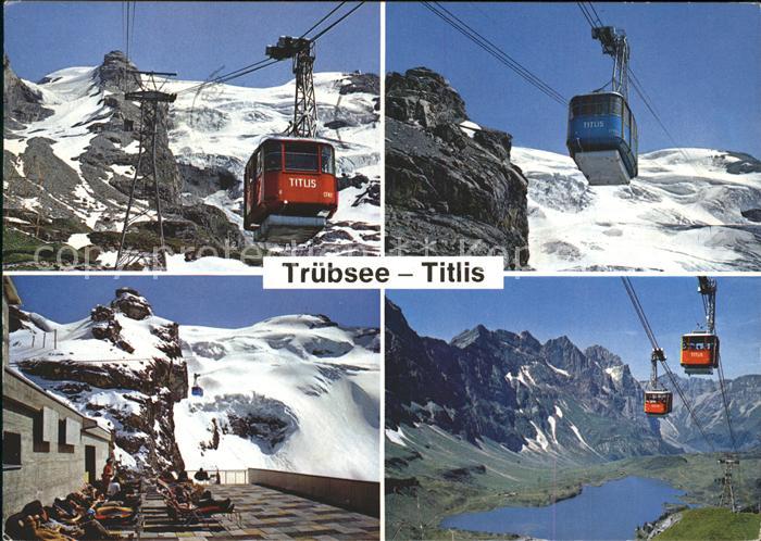 Seilbahn Truebsee-Titlis Engelberg Restaurant Stand