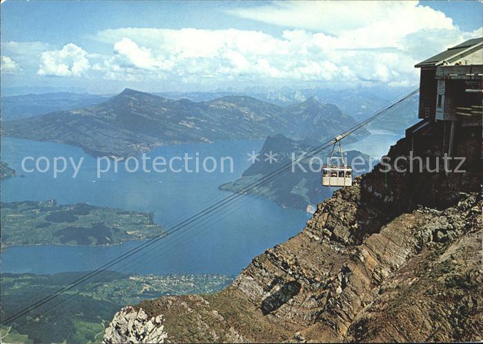 Seilbahn Pilatus Vierwaldstaettersee Rigi Buergenstock