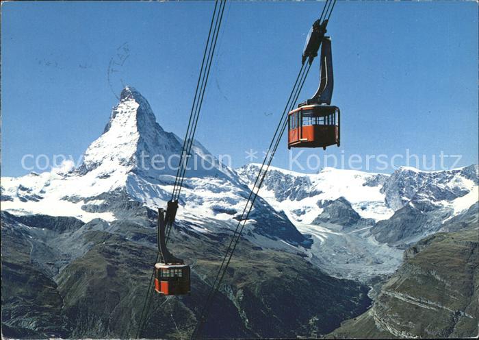 Seilbahn Rothorn Zermatt Matterhorn