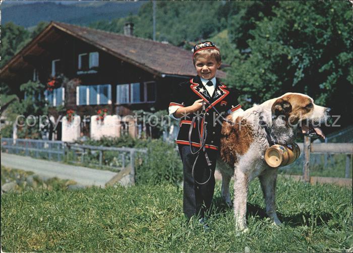 Bernhardiner Kind Tracht Schweiz