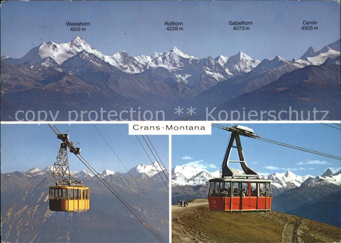 Seilbahn Glacier de la Plaine Cry-d Err-Bellalui Crans-Montana