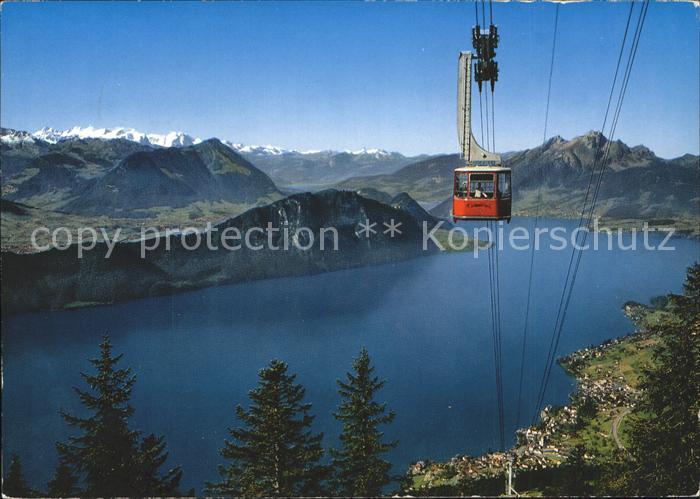 Seilbahn Weggis-Rigi Kaltbad Vierwaldstaettersee Stanserhorn Pilatus