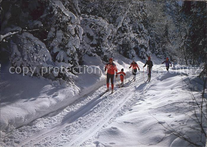 Ski-Langlauf Skiwandern Leukerbad