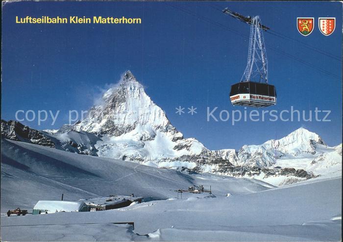 Seilbahn Klein Matterhorn Zermatt Trockener Steg Dt. Blanche