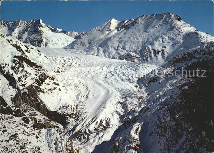 Gletscher Grosser Aletschgletscher Strahlgrat Egg