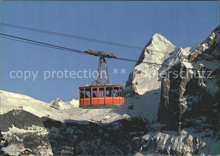 Seilbahn Schilthorn Muerren Eigernordwand