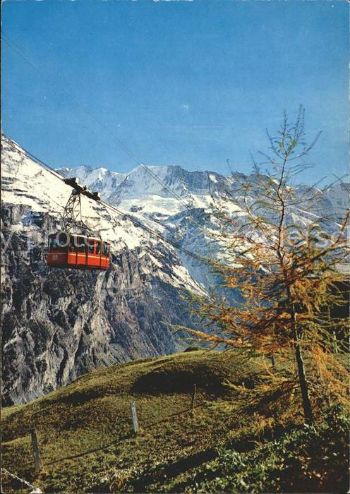 Seilbahn Schilthorn Muerren Berner Oberland