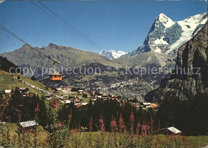 Seilbahn Schilthorn Muerren Eiger