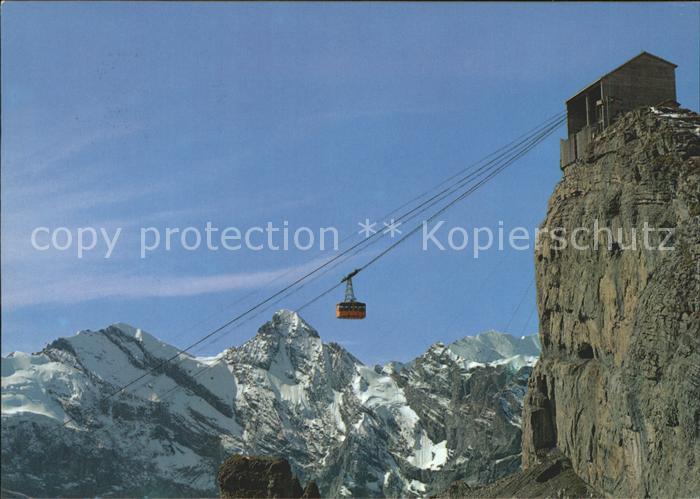Seilbahn Schilthorn Muerren Station Birg Gspaltenhorn