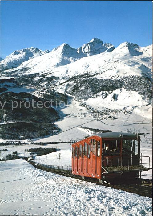 Zahnradbahn Muottas-Muragl Celerina St. Moritz Corviglia Piz Nair Piz Julier