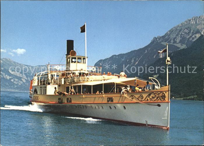 Dampfer Seitenrad DS Loetschberg Brienzersee