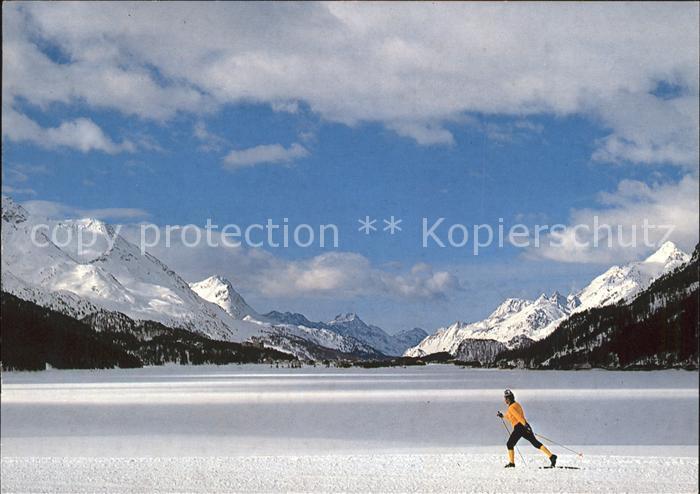 Ski-Langlauf Oberengadin Langläufer