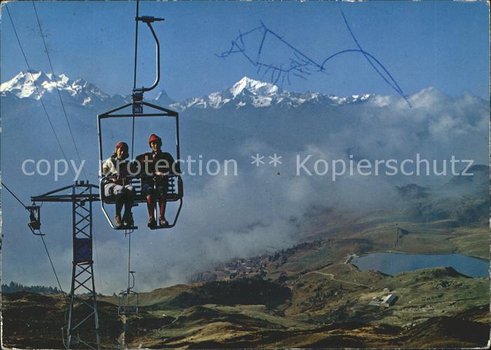 Sessellift Bettmeralp-Bettmerhorn Dom Matterhorn Weisshorn