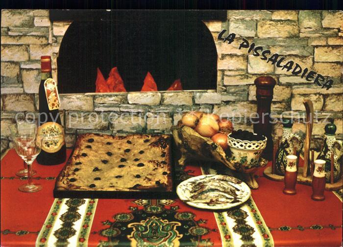 Lebensmittel Pissaladiera Nicoise Rezept