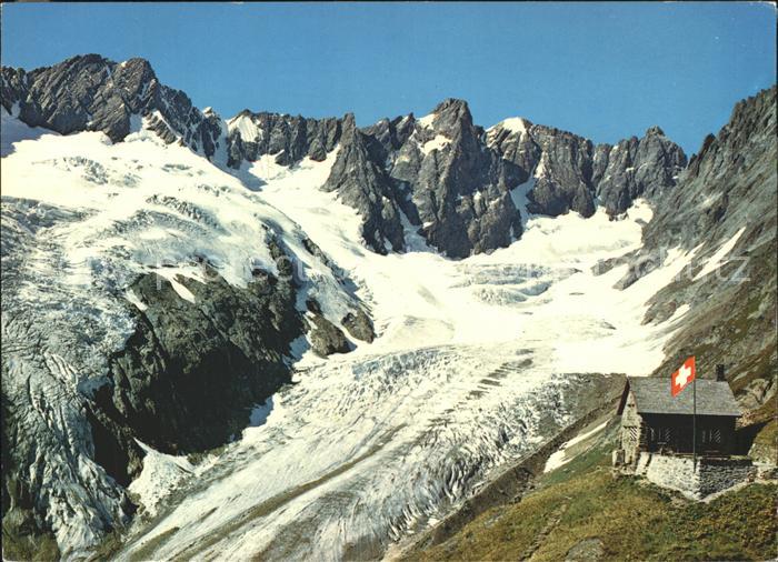 Gletscher SAC Hütte Chelenalp Chelengletscher Hin