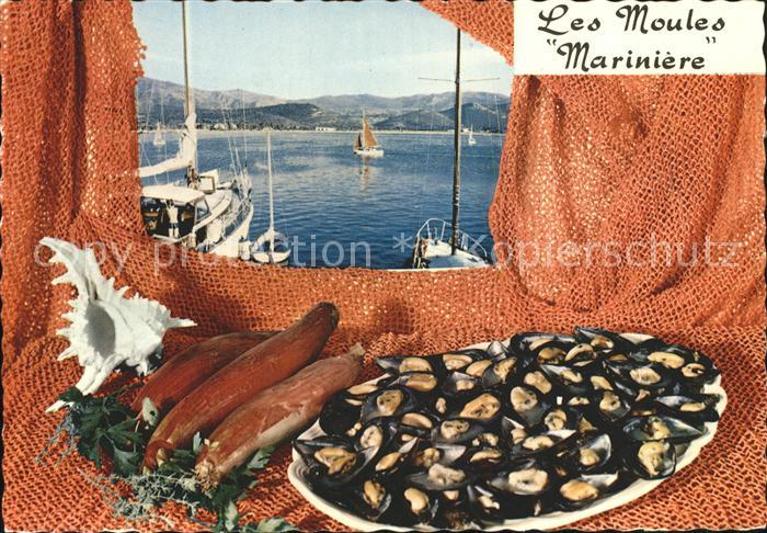 Meerestiere Miesmuschel Les Moules Mariniere Rezept