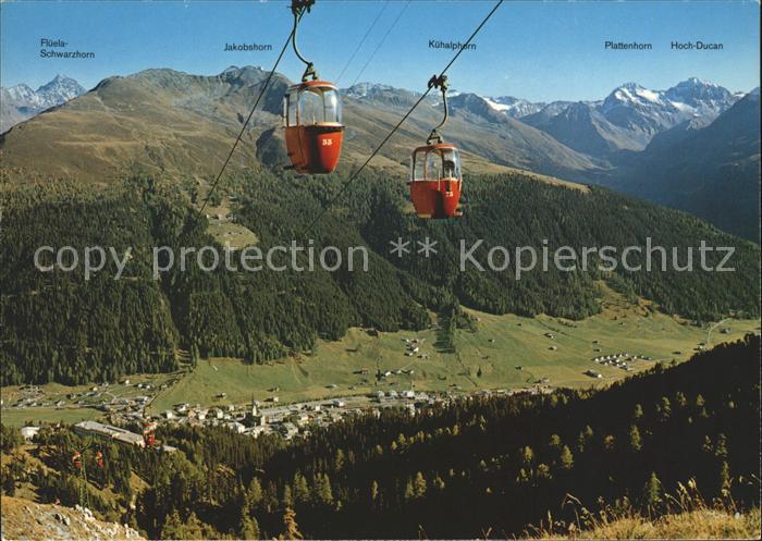 Seilbahn Schatzalp-Strelapass Davos Jakobshorn Hoch-Ducan