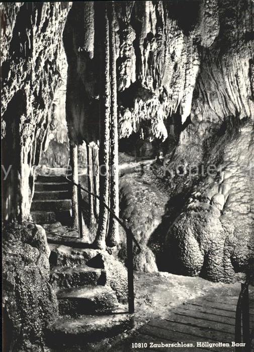 Hoehlen Caves Grottes Zauberschloss Höllgrotten Baar