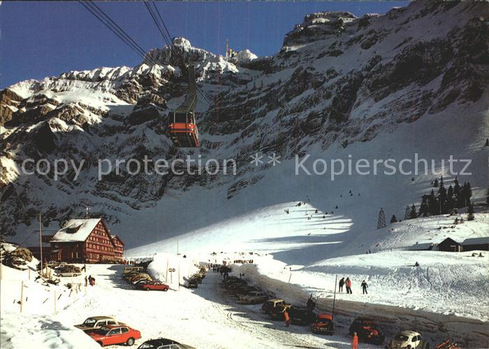 Seilbahn Säntis Schwägalp Restaurant Gyrenspitz