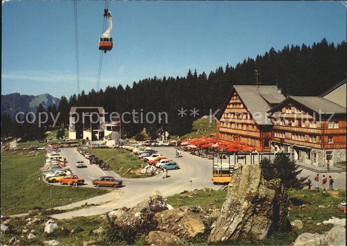 Seilbahn Saentis Schwaegalp Restaurant Talstation