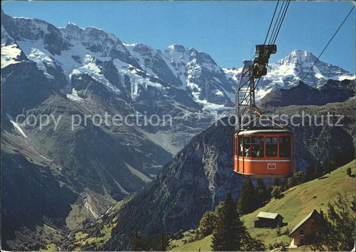 Seilbahn Schilthorn Mittaghorn Grosshorn Breithorn