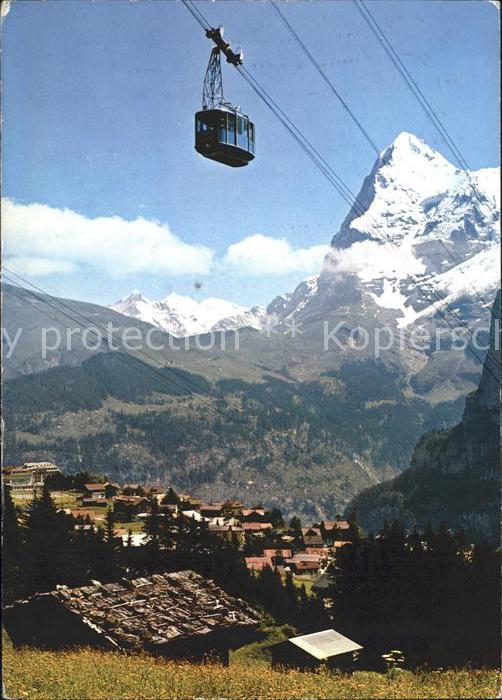 Seilbahn Schilthorn Muerren Eiger