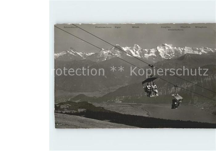 Sessellift Beatenberg-Niederhorn Interlaken Thunersee