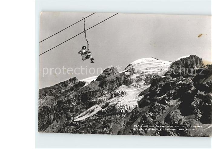 Sessellift Jochpass Gletscherkuppe Titlis
