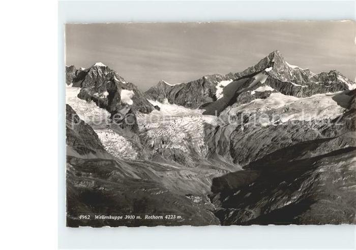 Gletscher Wellenkuppe Rothorn
