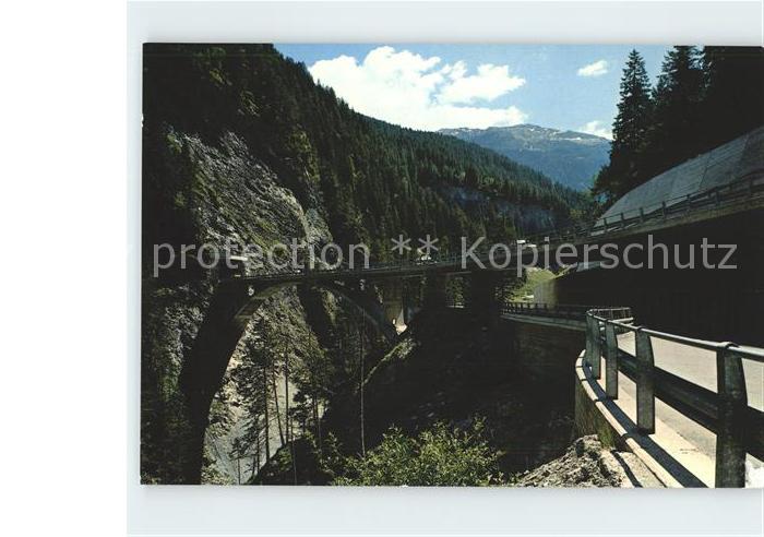Bruecken Bauwerke Neue Bruecke Viamalaschlucht  Thusis GR