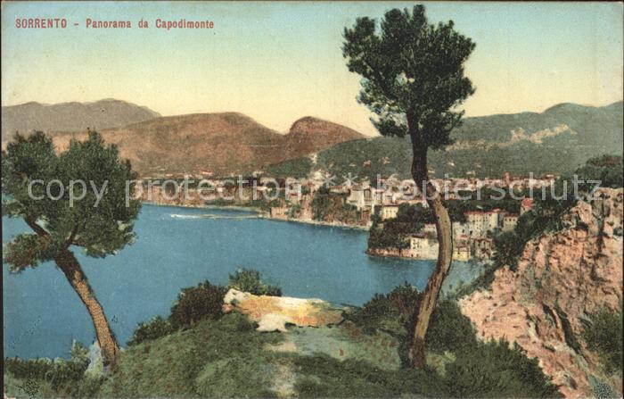 Sorrento Campania Panorama da Capodimonte