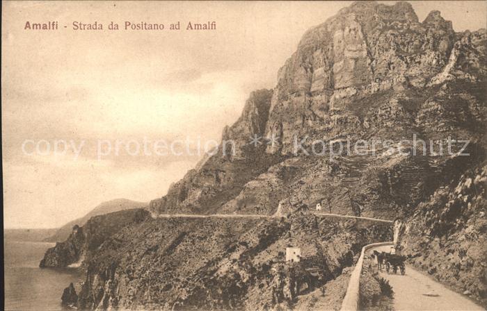Amalfi Strada da Positano ad Amalfi