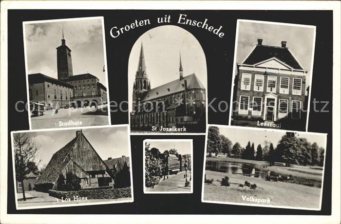 Enschede Stadthuis St Jozefkerk Leestaal Los Hoe
