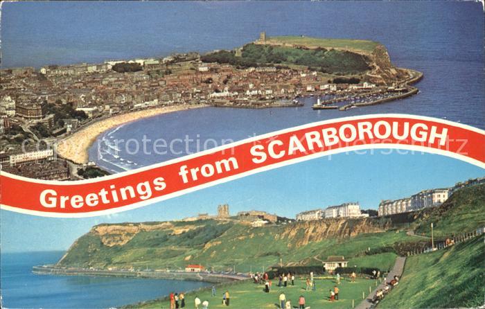 Scarborough UK Fliegeraufnahme
